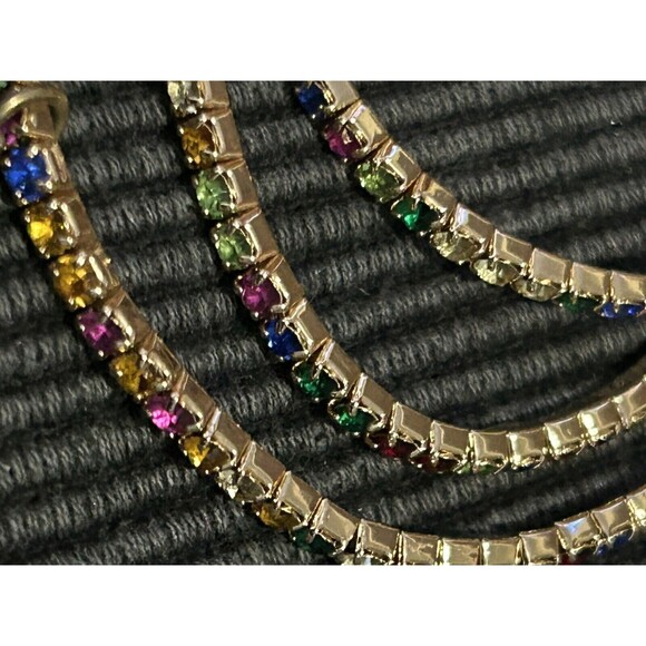 J Crew Jeweled Stretch Bracelet Set Of 3 - Picture 5 of 7